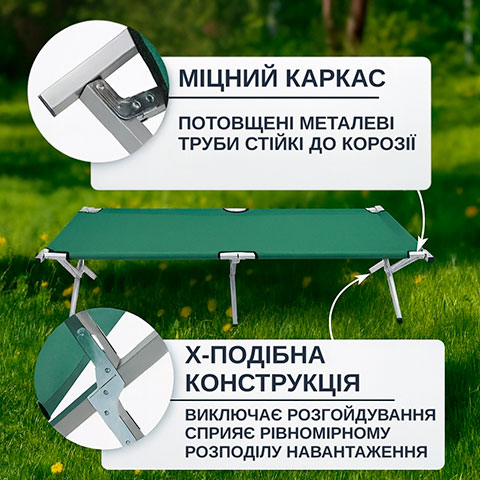 Туристичне ліжко-розкладачка